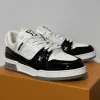 LV white and black patent leather