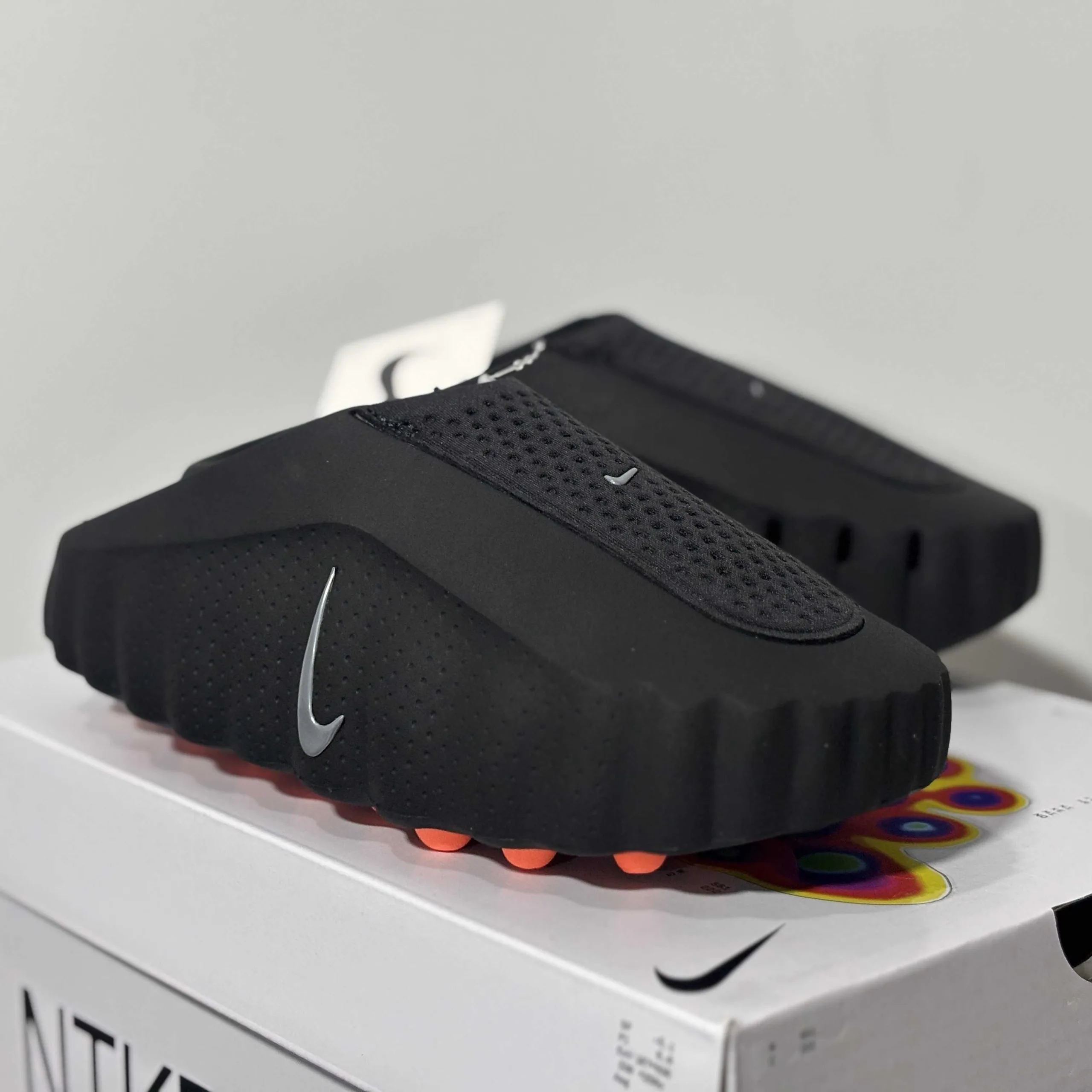 Nike Black Massage Slippers, UA Version