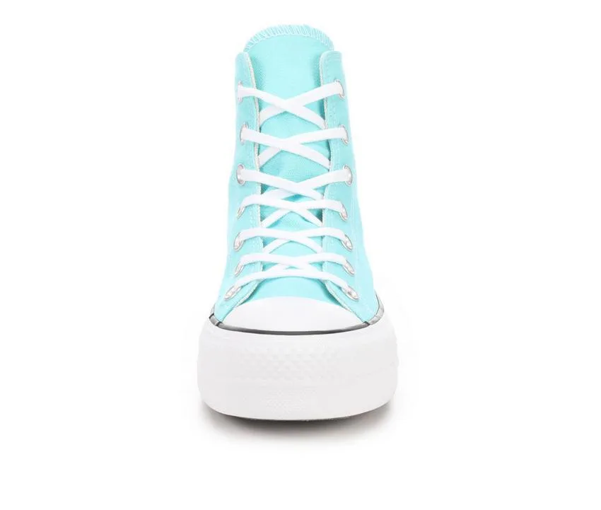WOMEN'S CONVERSE CHUCK TAYLOR SEASONAL LIFT HI SUSTAINABLE PLATFORM SNEAKERS - Image 4